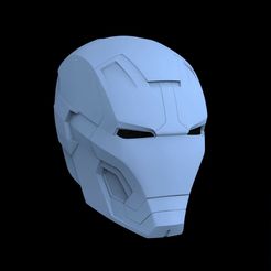 0.166.jpg Fichier OBJ Casque Ironman MK43 prêt à être imprimé en 3D・Modèle pour imprimante 3D à télécharger