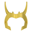 Loki-Horns1b.png Loki Horned Headband / Headdress | Loki TVA / Avengers | Adjustable Fit, Padded And Strap Options | By Collins Creations 3D