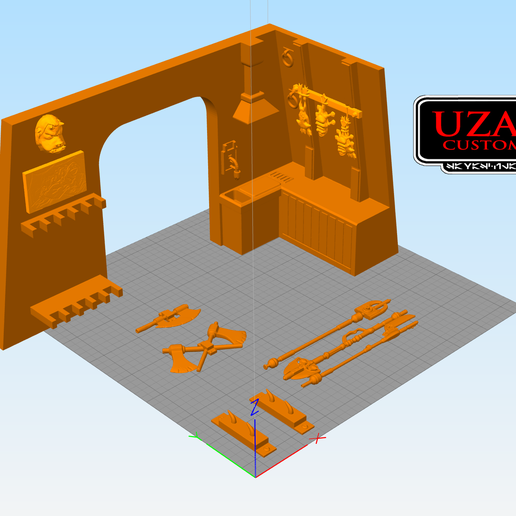 Star wars Jabba Sail Barge part 8  3D print model 3D model