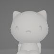 HELLO-KITTY.jpg SUPORTE ALEXA ECHO DOT 4A E 5A GERAÇÃO HELLO KITTY BODY