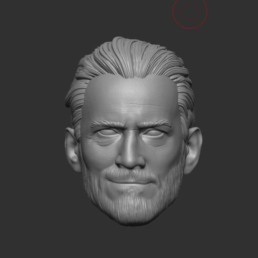 CM Punk Headsculpt for Action Figures 3D model