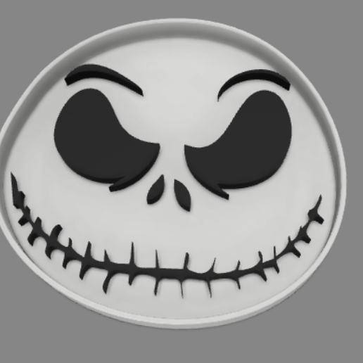 Nightmare Before Christmas - Jack Skellington - High Detail Cookie Cutter 3D model