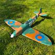 Spitfire9.jpg RC Spitfire Mk IX, wing span 1000 mm.