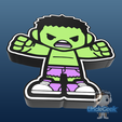 Cults3dImages.png Hulk Avangers (Chibi) Lamp LED Lightbox