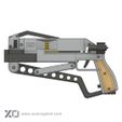 XOS-sideview.jpg XOSlingshot lever repeating slingbow gun like a crossbow pistol