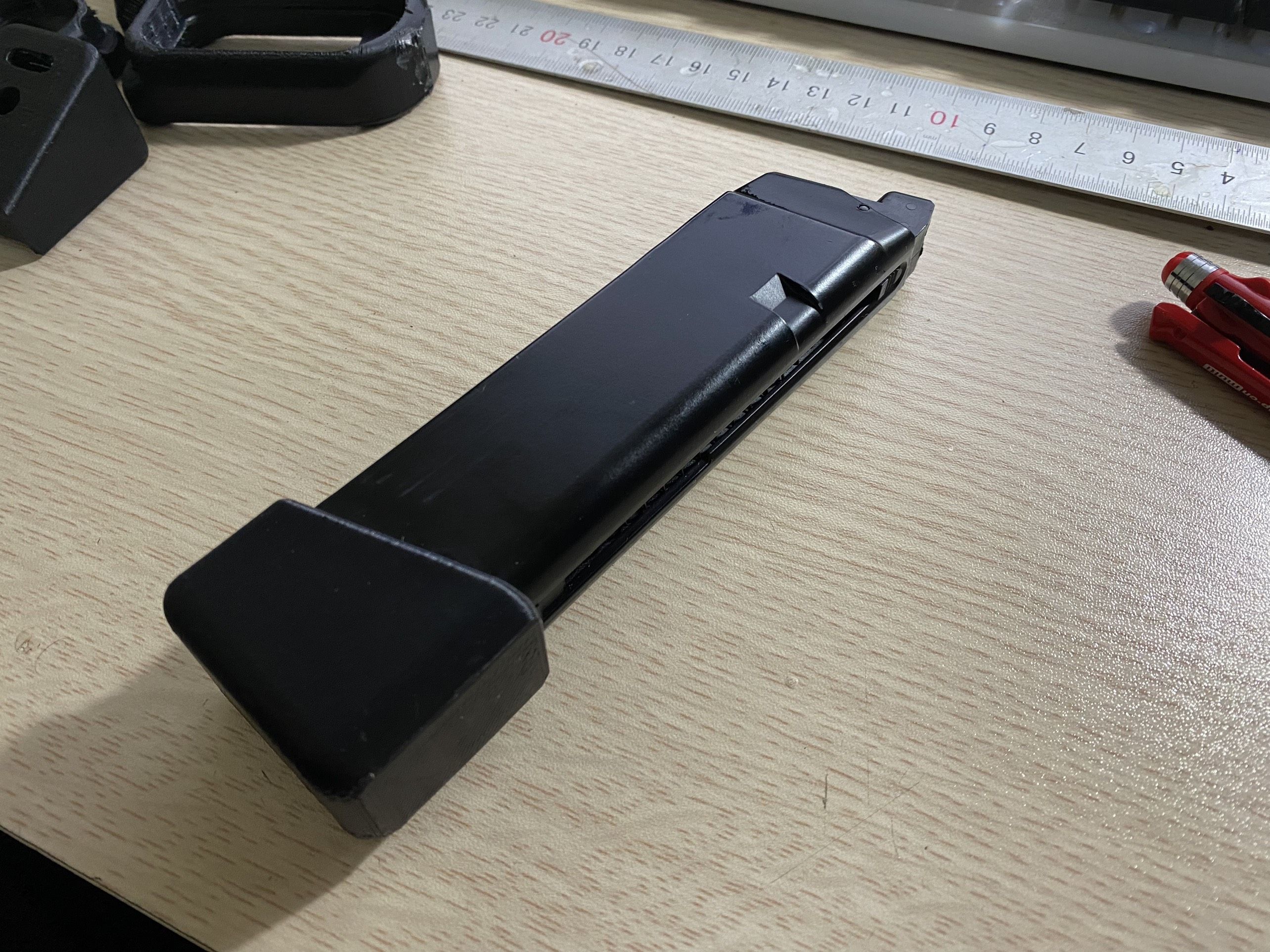 Download STL file Glock magazine base extension TTI • 3D printing ...