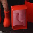 IMG_3064.jpg STL file Mini Big Red Boots・3D printing idea to download