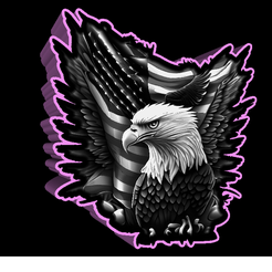 Naamloos.png Lithophane lightbox eagle