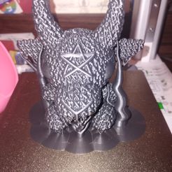 Baphomet de ganchillo (Amigurumi)