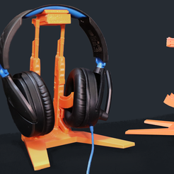 IMG_8794.png STL file AK themed headphone stand (prints without supports) ak74・3D printer design to download, jbrCAD