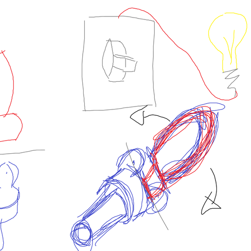 Simple switch 3D model