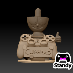 7.png Fichier OBJ SUPPORT POUR MAN MAN MAN DE CUP POUR PS4-PS5-XBOX・Modèle à télécharger et à imprimer en 3D