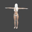 10.jpg Movie actress Jessica Alba in bikini -Rigged 3d character