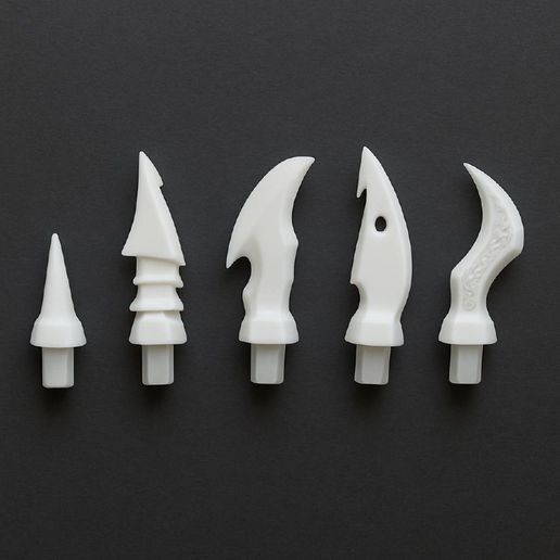 Zirconia Carving Tools – Monolithic & Wax Edition 3D model