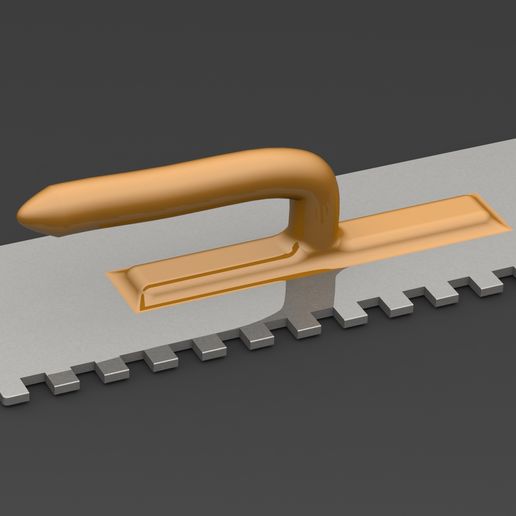 taloche30x10crans2.jpg 3D Model – Professional Plastering Trowel 30x10 cm (Smooth & Notched Versions)