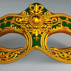 Filigree-Celebration-Mask-Marco-Valenzuela-2023-8.jpg Masque de célébration en filigrane en 2 parties . Masquerade Party . Mardi Gras .