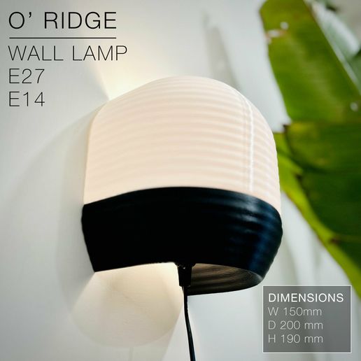 O-Ridge_wall-light_from-bottom.jpg O' RIDGE  |  Wall Light E14 & E27 fast print