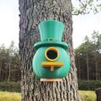 2.jpg Lucky Top Hat Bird House