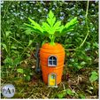 007B.jpg Datei 3D GARTENFEENHAUS - DIE KAROTTE! - 100 % STÜTZUNGSFREI・Modell für 3D-Druck zum herunterladen