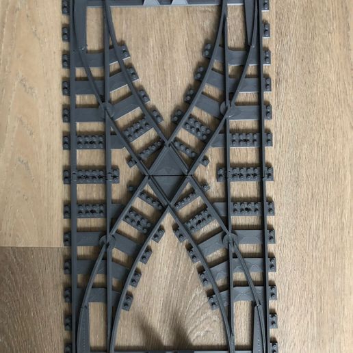 Download STL file large train track switch • Object to 3D print ・ Cults