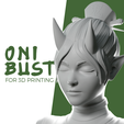 Oni-by-Polydraw_3D.png Oni Bust for 3D Printing