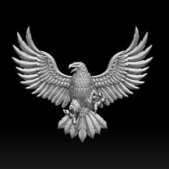 432423.jpg STL-Datei Adler・Design für 3D-Drucker zum herunterladen