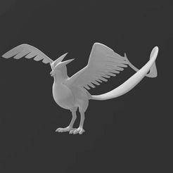 3D file Zapdos, Moltres, Articuno - Minecraft style Legendary 🦅・3D  printable model to download・Cults
