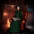 Render1.png Minerva McGonagall with cat