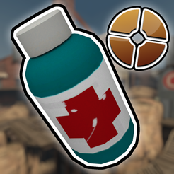 thumb3.png Fichier 3D Team Fortress 2 | Petit pack de santé Conteneur à vis・Design imprimable en 3D à télécharger
