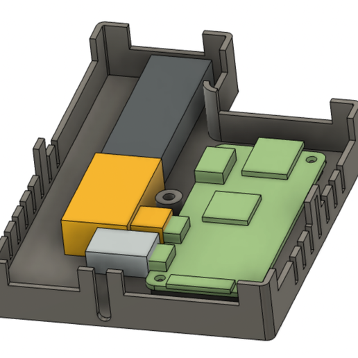 Raspberry Pi Zero - Zigbee 3D model