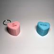 Conversation-Hearts-Keychain-Clicker-Valentine-03.jpg Conversation Heart Clicker / Valentine Heart Keychain / Fidget - No AMS - Commercial License Included
