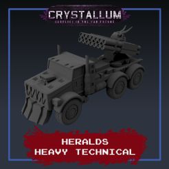 cults-hvy-tech.jpg STL file Heralds of the Apocalypse Heavy Technical Artillery Battery・3D printable model to download, CrystalGameContent