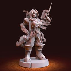 haomao_warrior-1.jpg Бесплатный 3D файл Воин клана Хаомао Хэви Индастриз・Модель 3D-принтера для загрузки