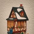 Christmas house village 3D printed Christmas, ScaleAccessoriesXF