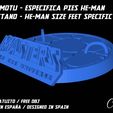 PIESHEMAN2.jpg MOTU BASE - SPECIFIC SIZE FOOT HE-MAN - MASTERS OF THE UNIVERSE