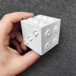 Jujutsu kaisen Prison Realm solid cube and keychain hole