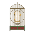 bird_cage-01 v30-21.png House Style Economy bird cage for finches, canaries, parakeets and other small birds 3d print cnc