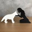 WhatsApp-Image-2022-12-21-at-09.07.53-1.jpeg Girl and her German Shepherd (straight hair) for 3D printer or laser cut
