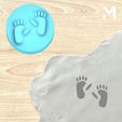 Monkey.png Stamp - Animal footprint pair