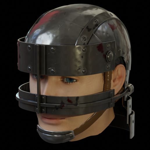 berserk motorcycle helmet Young Guts from Replica - Blackened Steel Head Protection Bogotto Blade Berserk HelmetThe Bogotto Blade Berserk Helmet combines modern features with a sporty design Berserker helmet made with 3d