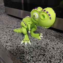 Niedlicher Flexi Print-in-Place T-Rex Dinosaurier