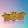 4.png halloween bat,3D MODEL STL FILE FOR CNC ROUTER LASER & 3D PRINTER