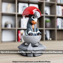 STL file articuno pokemon tcg tcg lithophane・3D print design to