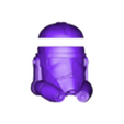 Clone Trooper Vase Preview.obj STL file Clone Trooper Helmet Vase・Template to download and 3D print