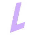 L.stl STL file Letters and Numbers Indiana Jones Letters and Numbers | Logo・Model to download and 3D print