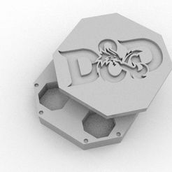 we2.jpg Archivo STL CAJA DE MAZOS D20 MAZMORRAS Y DRAGONES・Objeto de impresión 3D para descargar