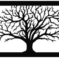 Arbre-plein.png Fichier STL Cadre arbre・Design pour impression 3D à télécharger