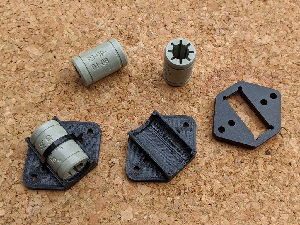 Download free STL file Linear Bearing Mount for LM8UU and RJ4JP0108