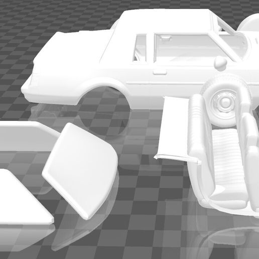 Captura-de-pantalla-2026-01-01-203614.jpg Buick Regal Grand National 1987 (GNX Style) – Detailed Separate Parts Model Kit – STL for 3D Printing