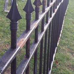 fence-small.jpg Fichier 3D gratuit Tétra d'extrémité (pour clôture d'Halloween en PVC)・Objet imprimable en 3D à télécharger
